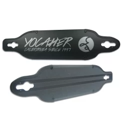 Aluminum Drop Through Longboard Deck - Black -Professional Roller Skate Shop black 10853.1508802521