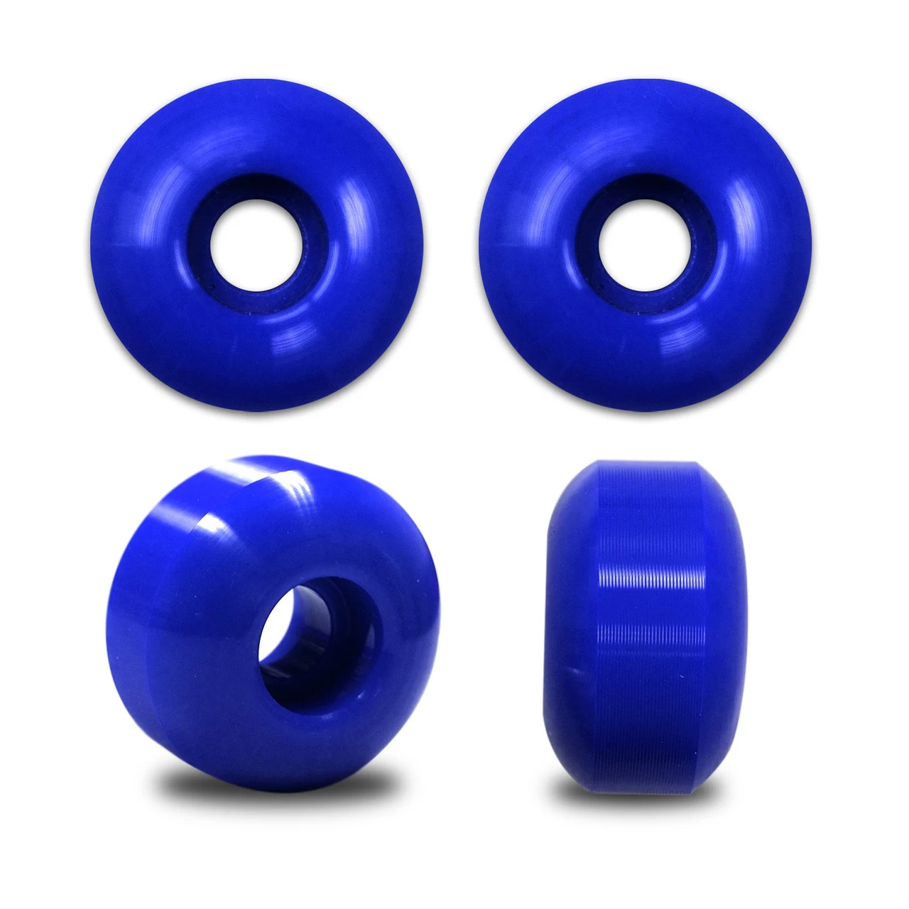 Blue BLANK Skateboard WHEELS 54mm (Set Of 4) 1 Blue BLANK Skateboard WHEELS 54mm (Set Of 4)