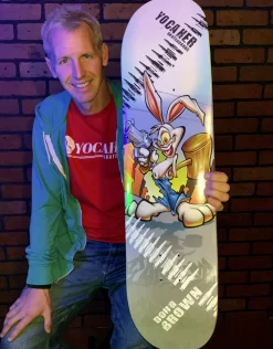 Yocaher Graphic Complete 7.75" Skateboard - Radical Rabbit -Professional Roller Skate Shop bunny2019 67515.1576113303