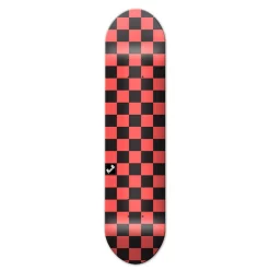 Yocaher Graphic Skateboard Deck - Checker Orange