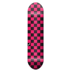 Yocaher Graphic Skateboard Deck - Checker Pink
