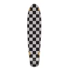 Slimkick Longboard Deck - Checker Silver
