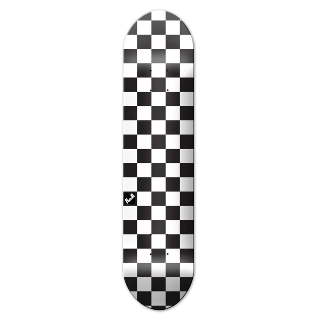 Yocaher Graphic Skateboard Deck - Checker White 1 Yocaher Graphic Skateboard Deck - Checker White