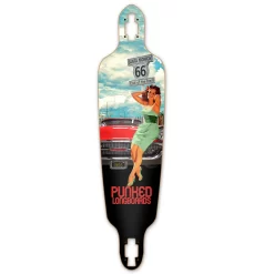 Drop Through Longboard Deck - Route 66 Series - RTE-66