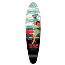 Kicktail Longboard Deck - Route 66 Series - RTE-66