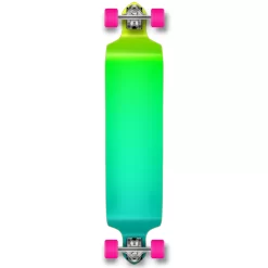 YOCAHER Drop Down Longboard Complete - Gradient Green