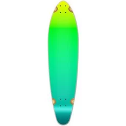 Kicktail Longboard Deck - Gradient Green