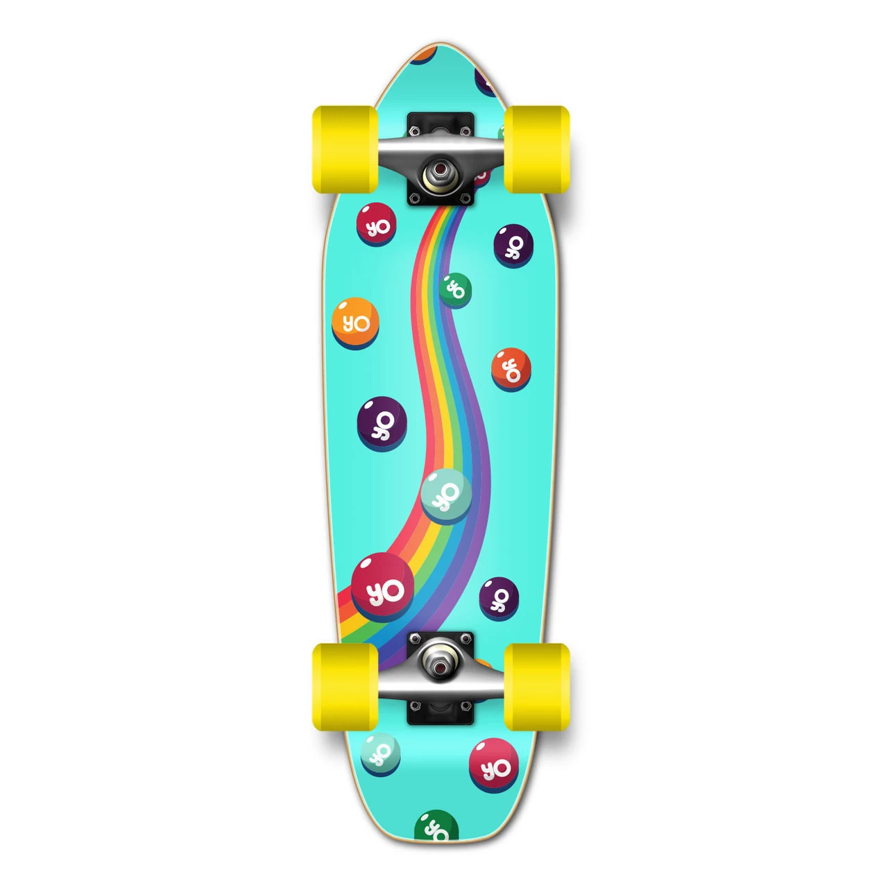 Yocaher Complete Mini Cruiser Skateboard Longboard - CANDY Series - Sweet 1 Yocaher Complete Mini Cruiser Skateboard Longboard - CANDY Series - Sweet