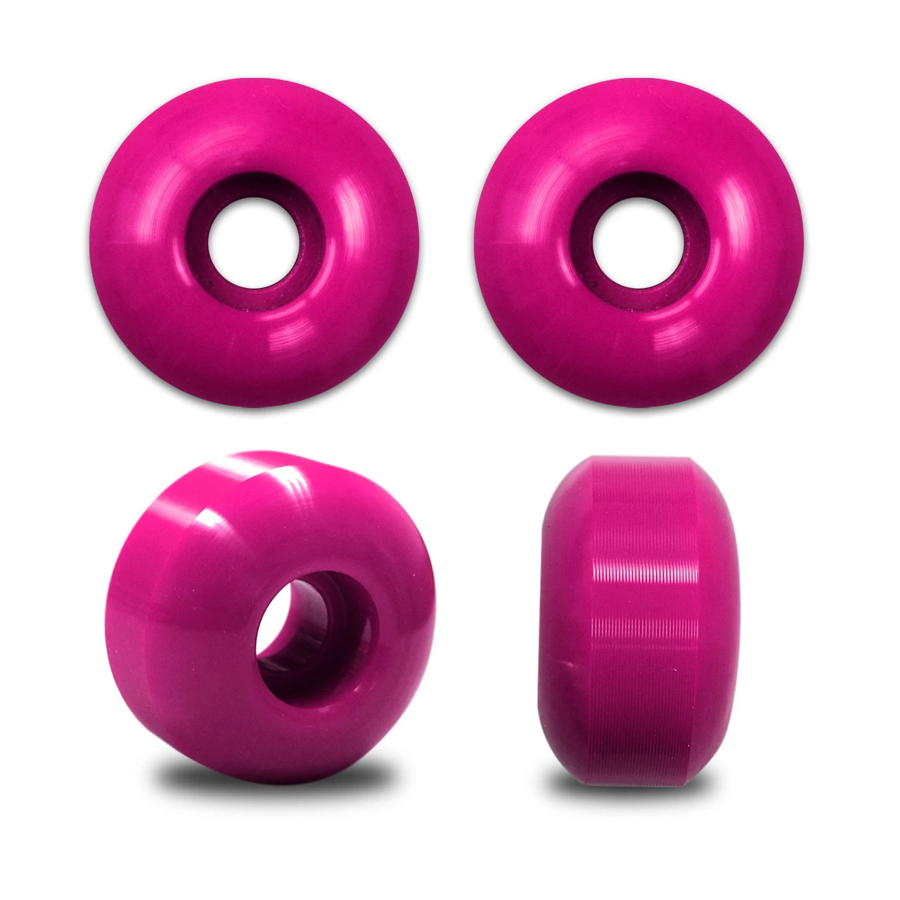 Pink BLANK Skateboard WHEELS 52mm (Set Of 4) 1 Pink BLANK Skateboard WHEELS 52mm (Set Of 4)