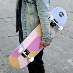 Yocaher Graphic Complete 7.75" Skateboard - Geometric Series - Purple 13 Yocaher Graphic Complete 7.75" Skateboard - Geometric Series - Purple -Professional Roller Skate Shop skateboard geometric purple lifestyle 47967.1553533246